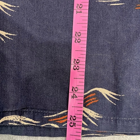 [S] Brixton Cruze S/S Woven Shirt Washed Navy/Ginger Relaxed Fit - Picture 8 of 8